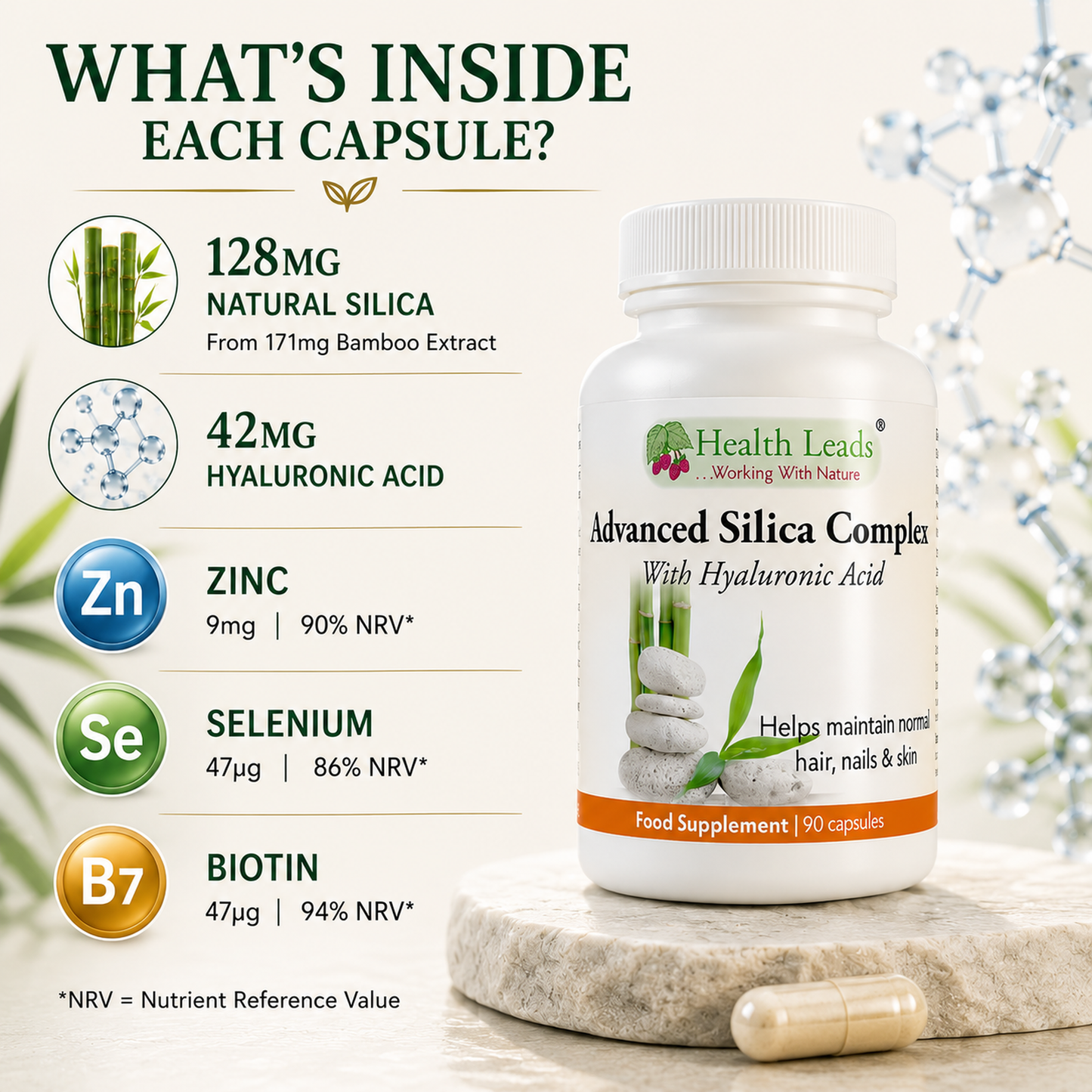 Advanced Silica Complex 222mg x 90 capsules