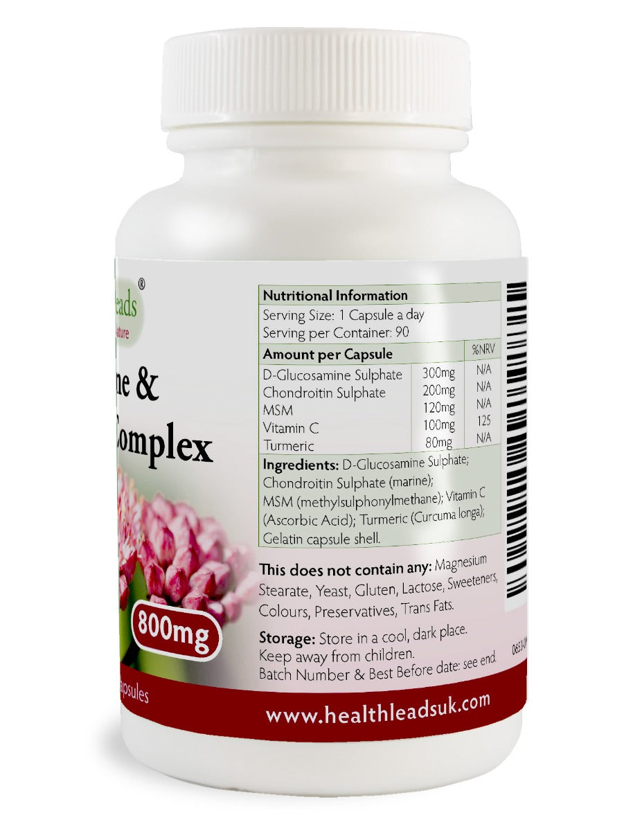 Glucosamine & Chondroitin Complex 800mg x 90 capsules¦New Formula