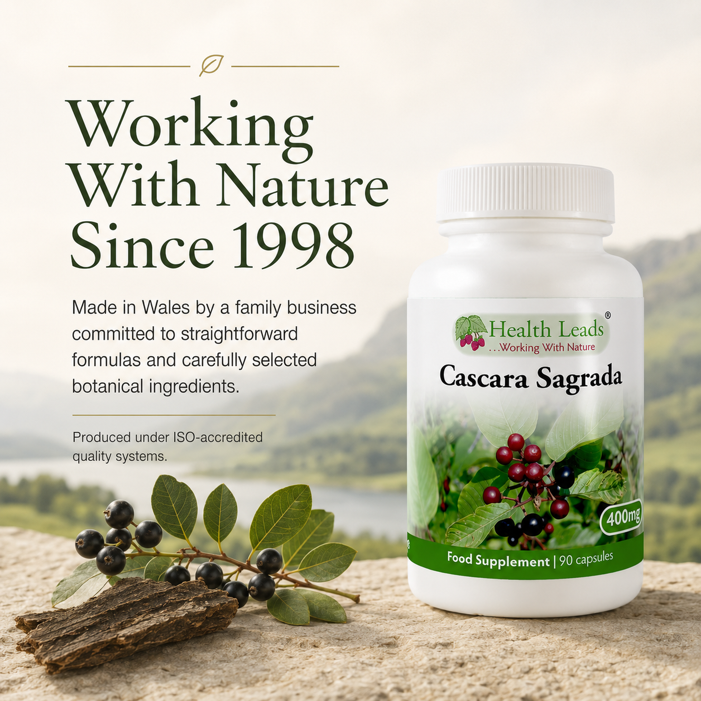 Cascara Sagrada 400mg x 90 capsules