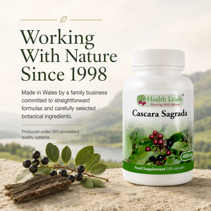 Cascara Sagrada 400mg x 90 capsules