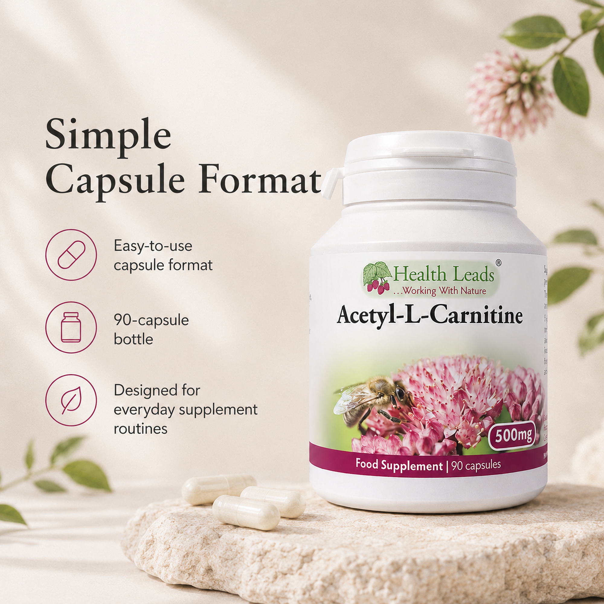 acetyl l carnitine uk L-Carnitine 60 Capsules Acetyl-L-Carnitine 500mg | ALCAR |