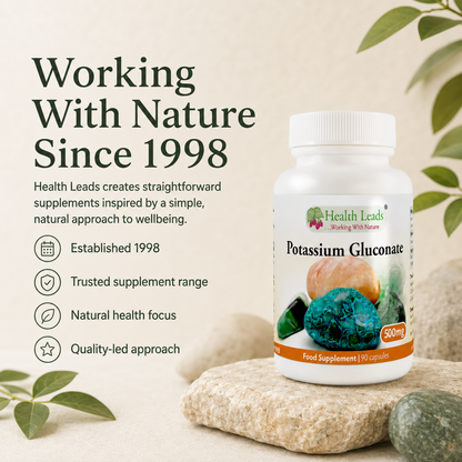 Potassium Gluconate 500mg x 90 capsules