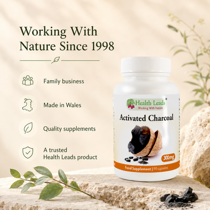 Activated Charcoal 300mg x 90 capsules