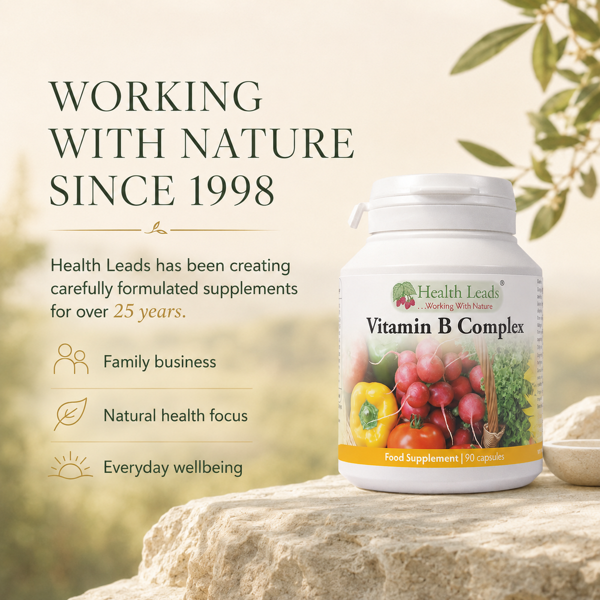 Vitamin B Complex 408mg x 90 capsules
