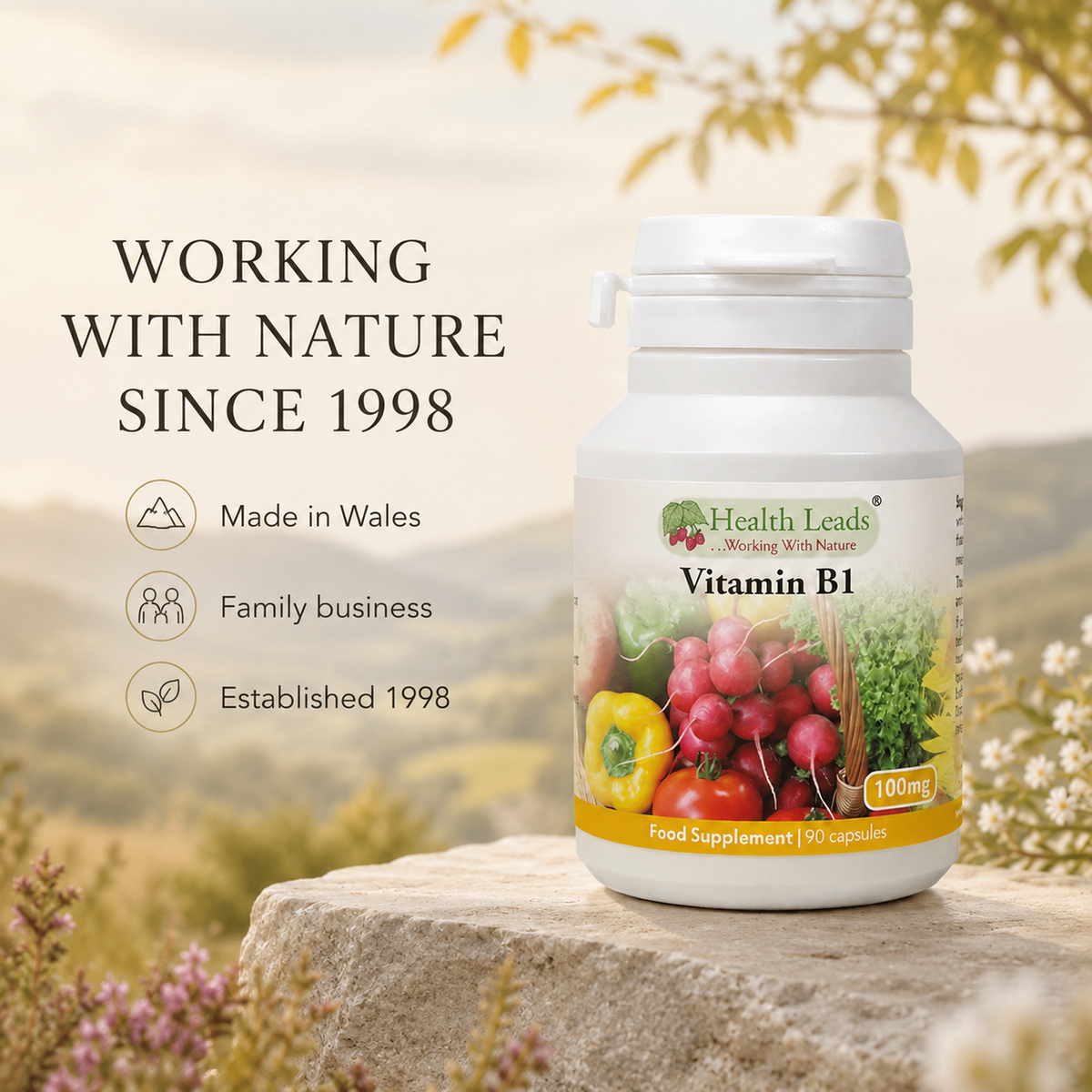 Vitamin B1 (Thiamine) 100mg x 90 capsules