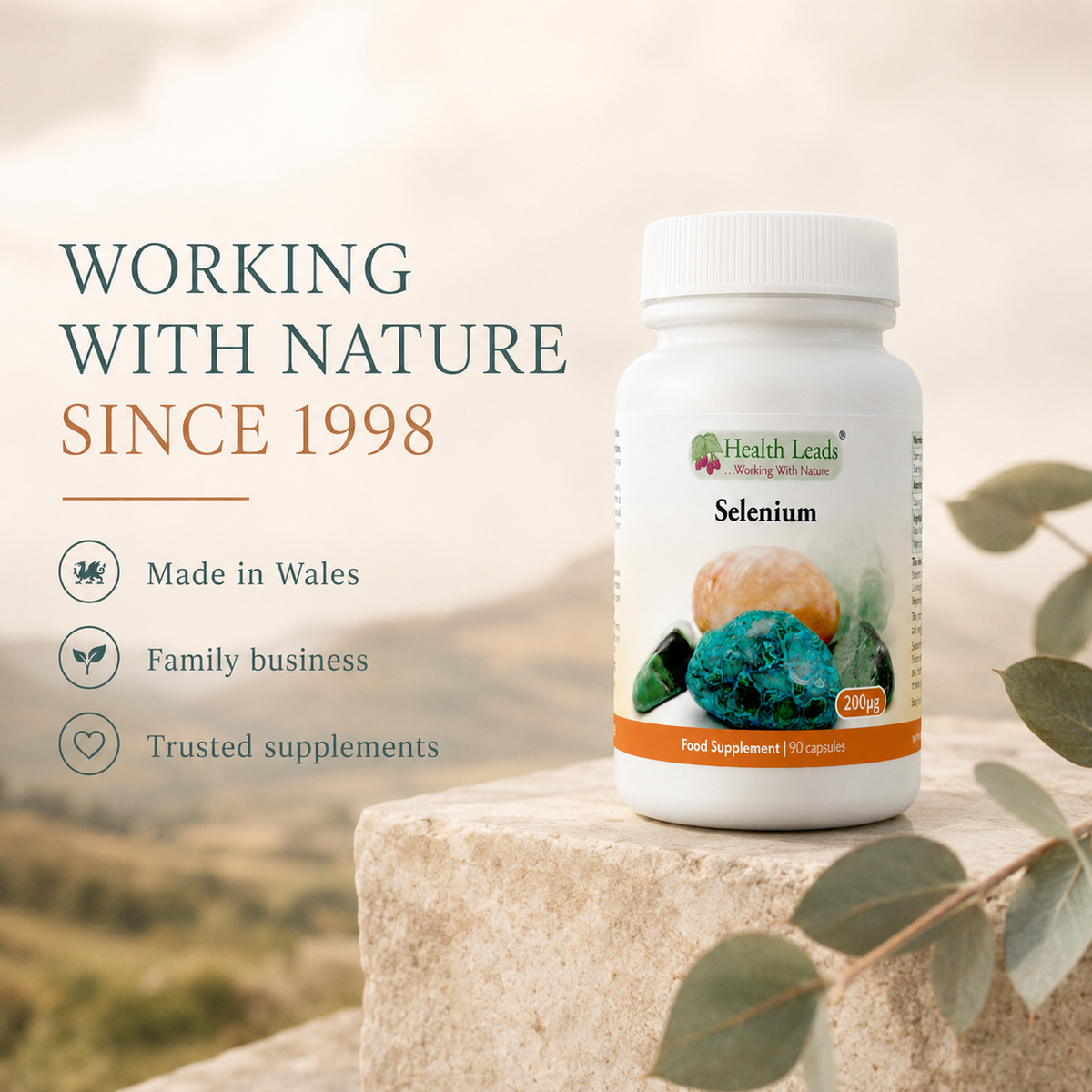 Selenium 200mcg (Selenium Methionine) x 90 capsules