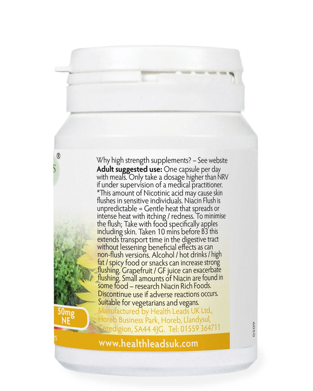 Vitamin B3 (Niacin) 50mg NE