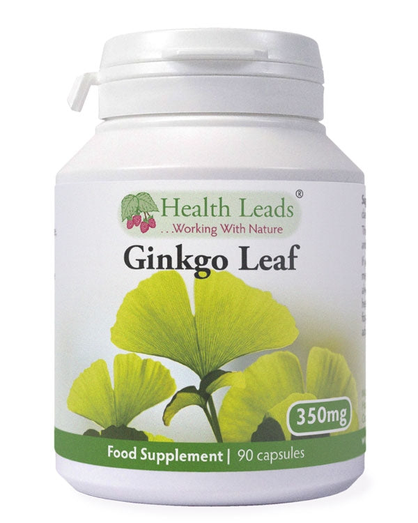 Ginkgo Biloba Leaf 350mg x 90 capsules
