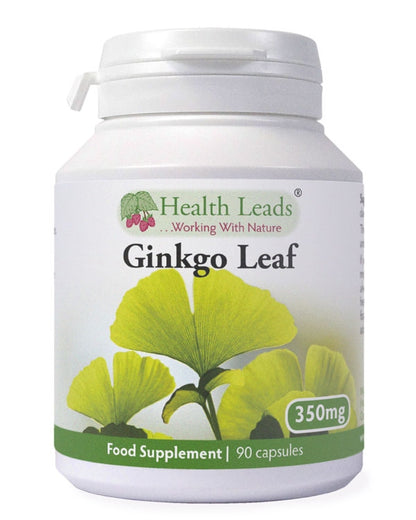 Ginkgo Biloba Leaf 350mg x 90 capsules