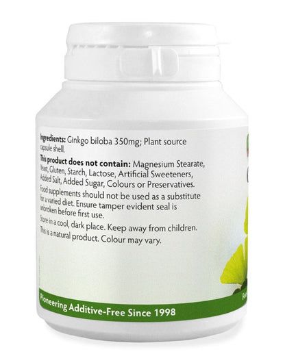 Ginkgo Biloba Leaf 350mg x 90 capsules