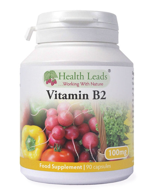 Vitamin B2 (Riboflavin) 100mg x 90 capsules
