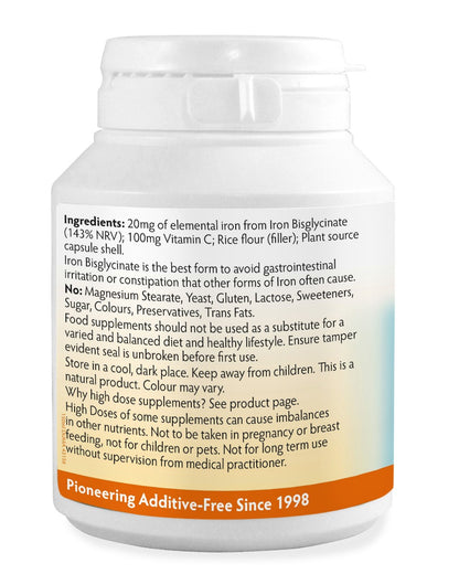 Iron & Vitamin C 20mg capsules