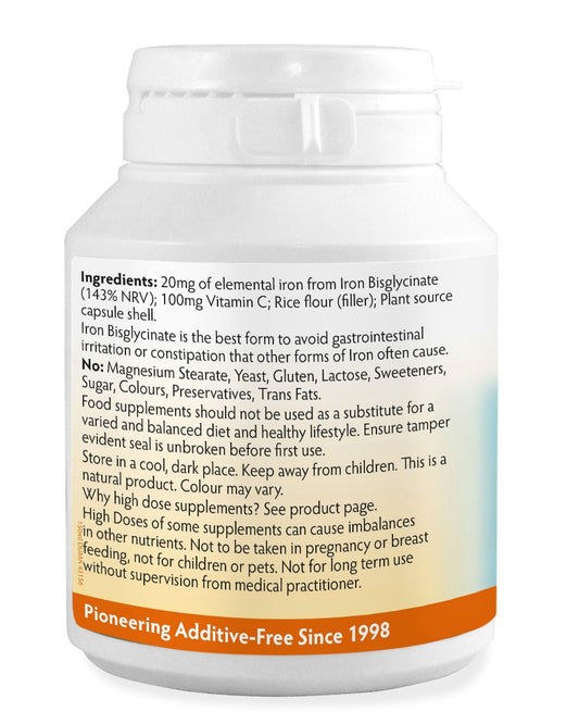 Iron & Vitamin C 20mg capsules