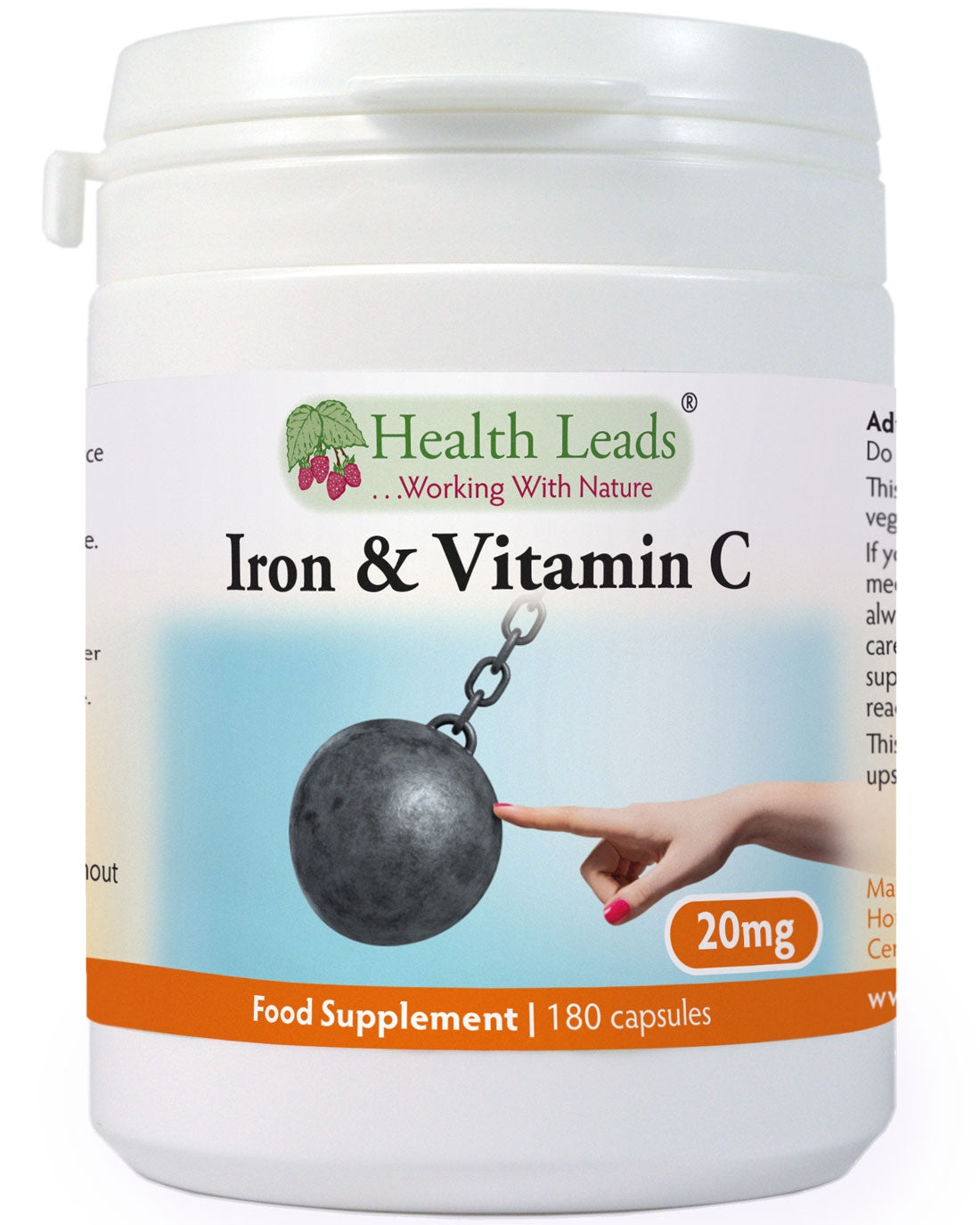 Iron & Vitamin C 20mg capsules