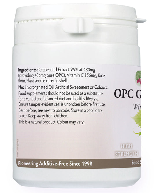 High Strength OPC Grape Seed Extract 480mg & Vitamin C 156mg x 120 capsules