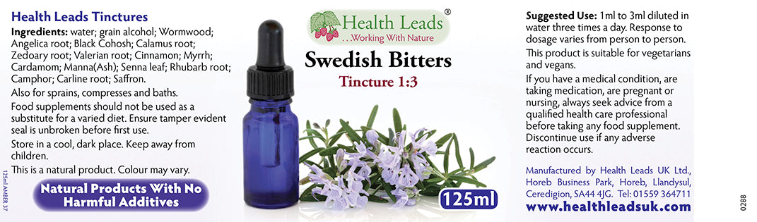 Swedish Bitters 1:3 Tincture 125ml