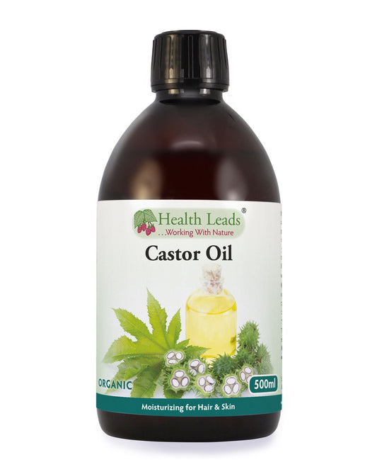 Castor Oil (Organic, Cold-Pressed)