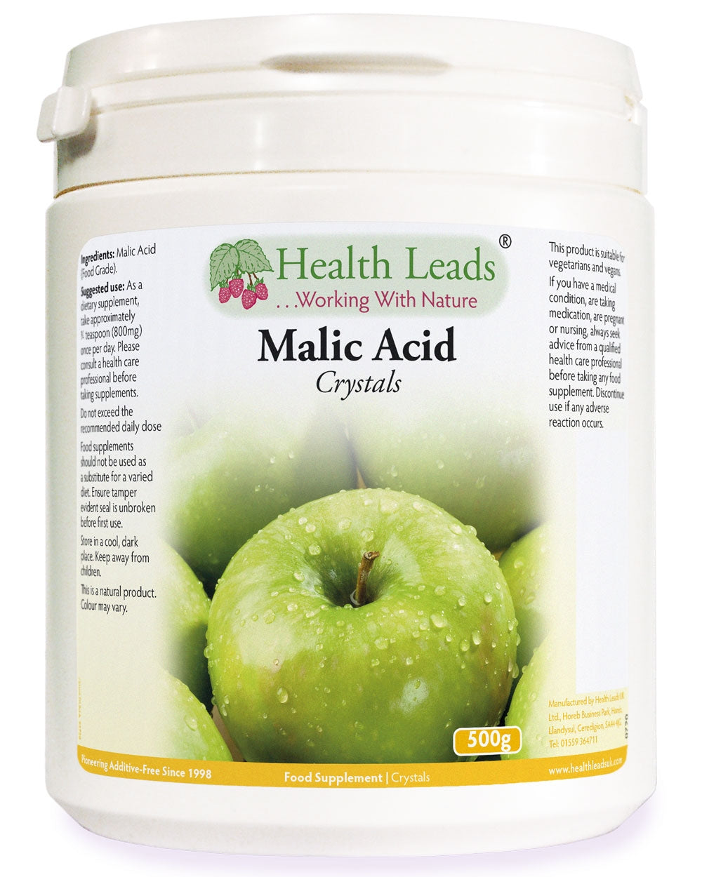 Malic Acid (Food Grade) Powder 500g