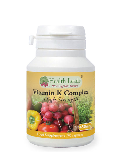 Vitamin K Complex 450mcg (High Strength) x 90 capsules