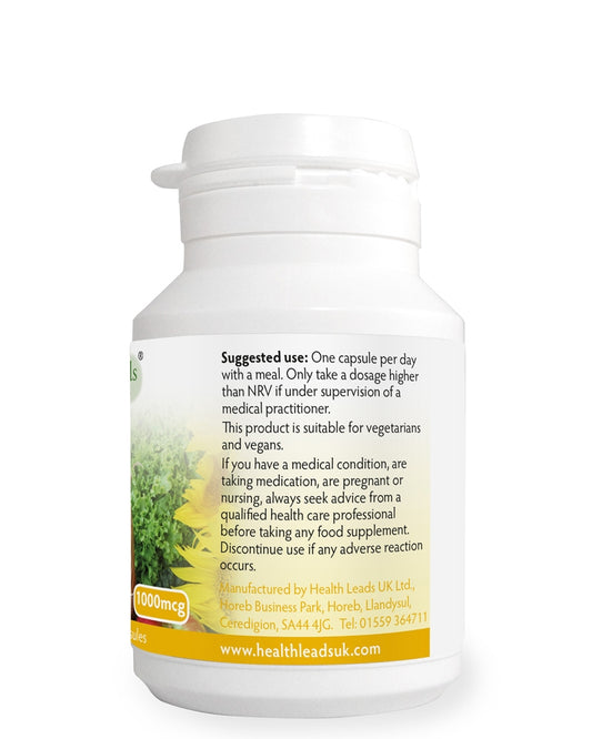 Folic Acid (Vitamin B9) 1000mcg x 90 capsules