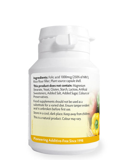 Folic Acid (Vitamin B9) 1000mcg x 90 capsules