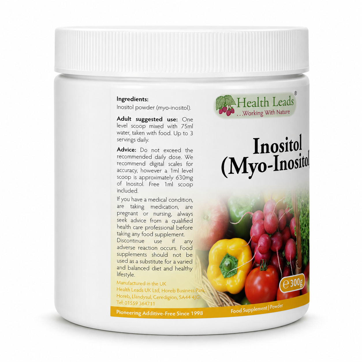Inositol (Myo-Inositol) Powder 300g