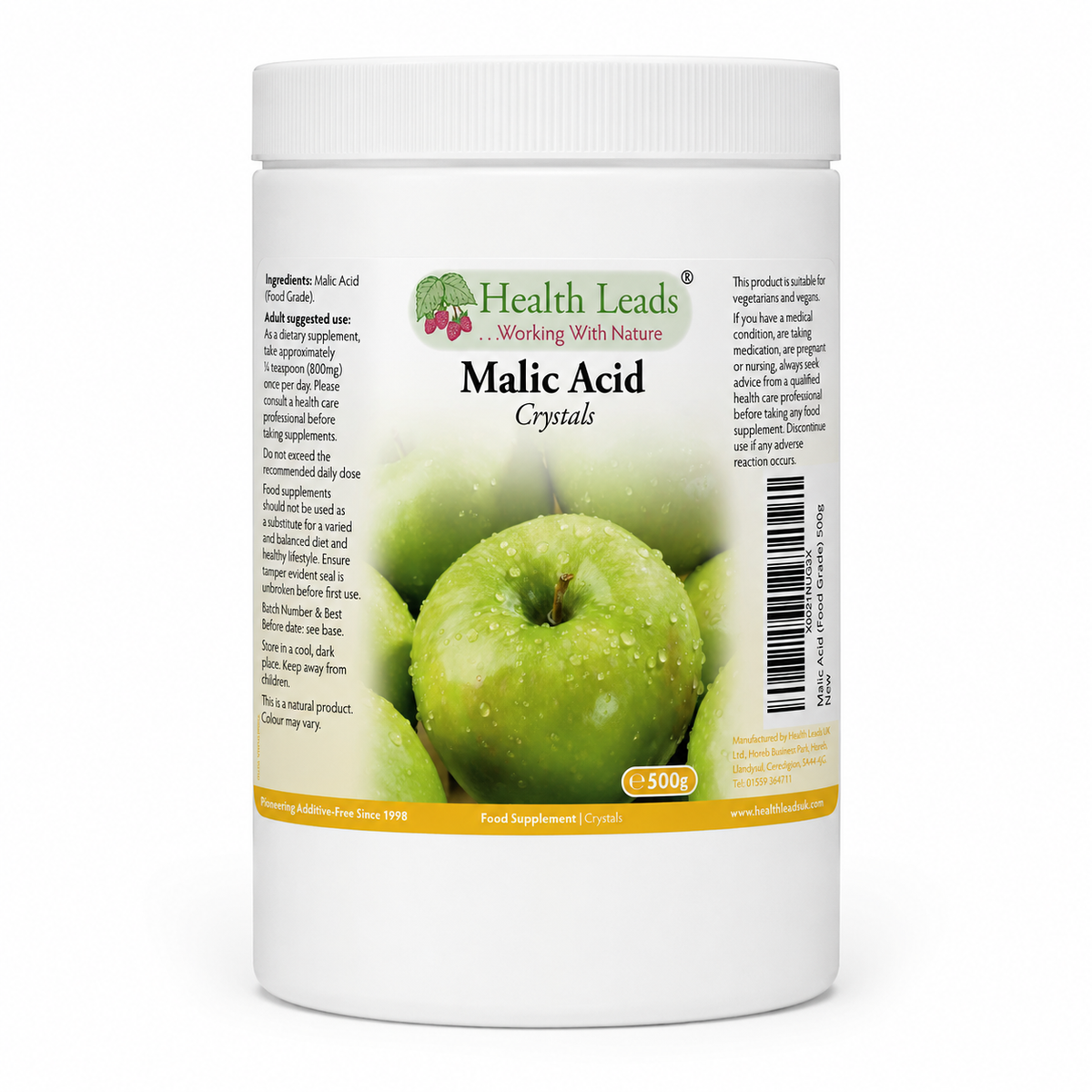 Malic Acid (Food Grade) Powder 500g