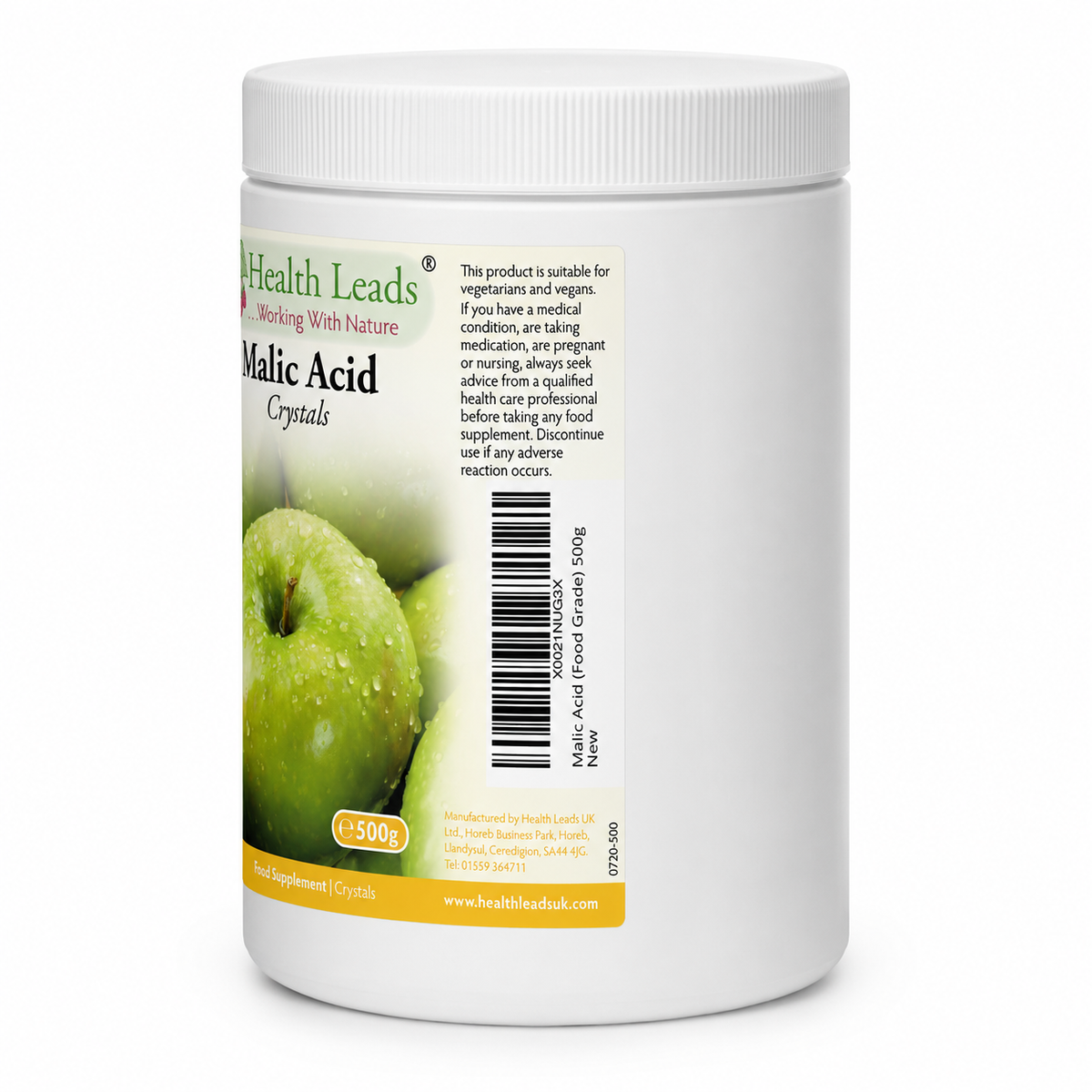 Malic Acid (Food Grade) Powder 500g