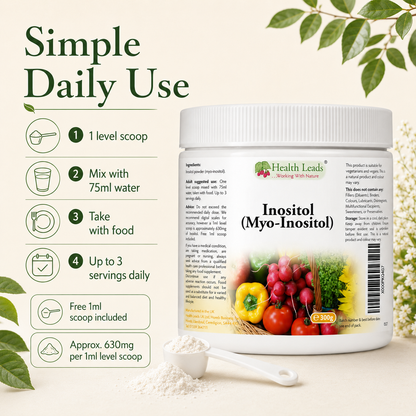 Inositol (Myo-Inositol) Powder 300g