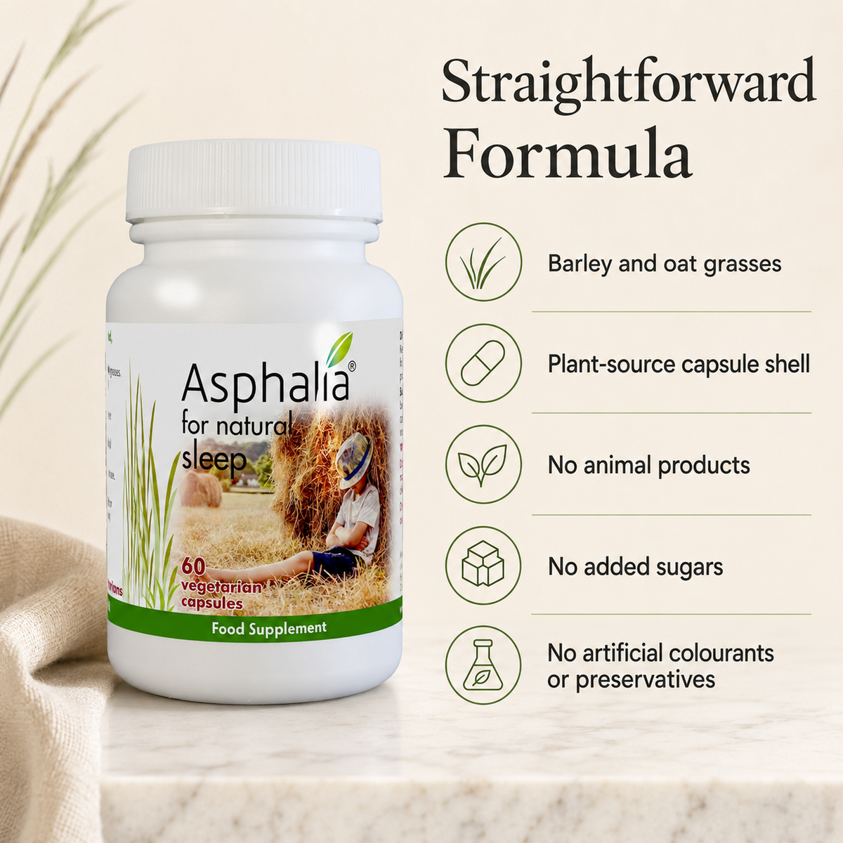 Asphalia for Natural Sleep