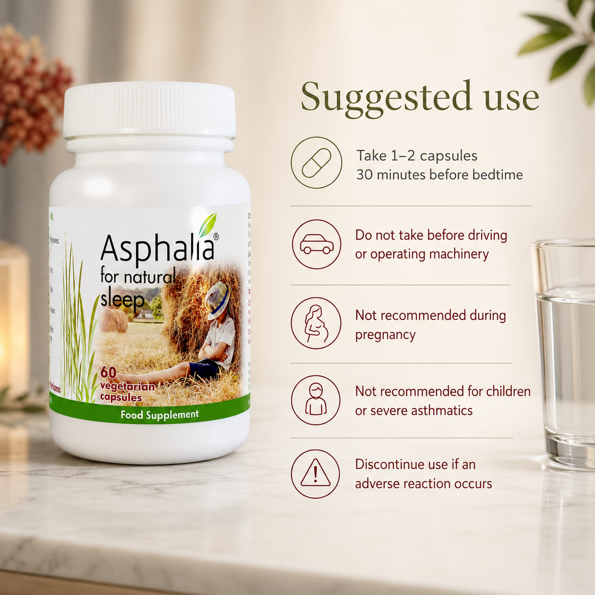 Asphalia for Natural Sleep