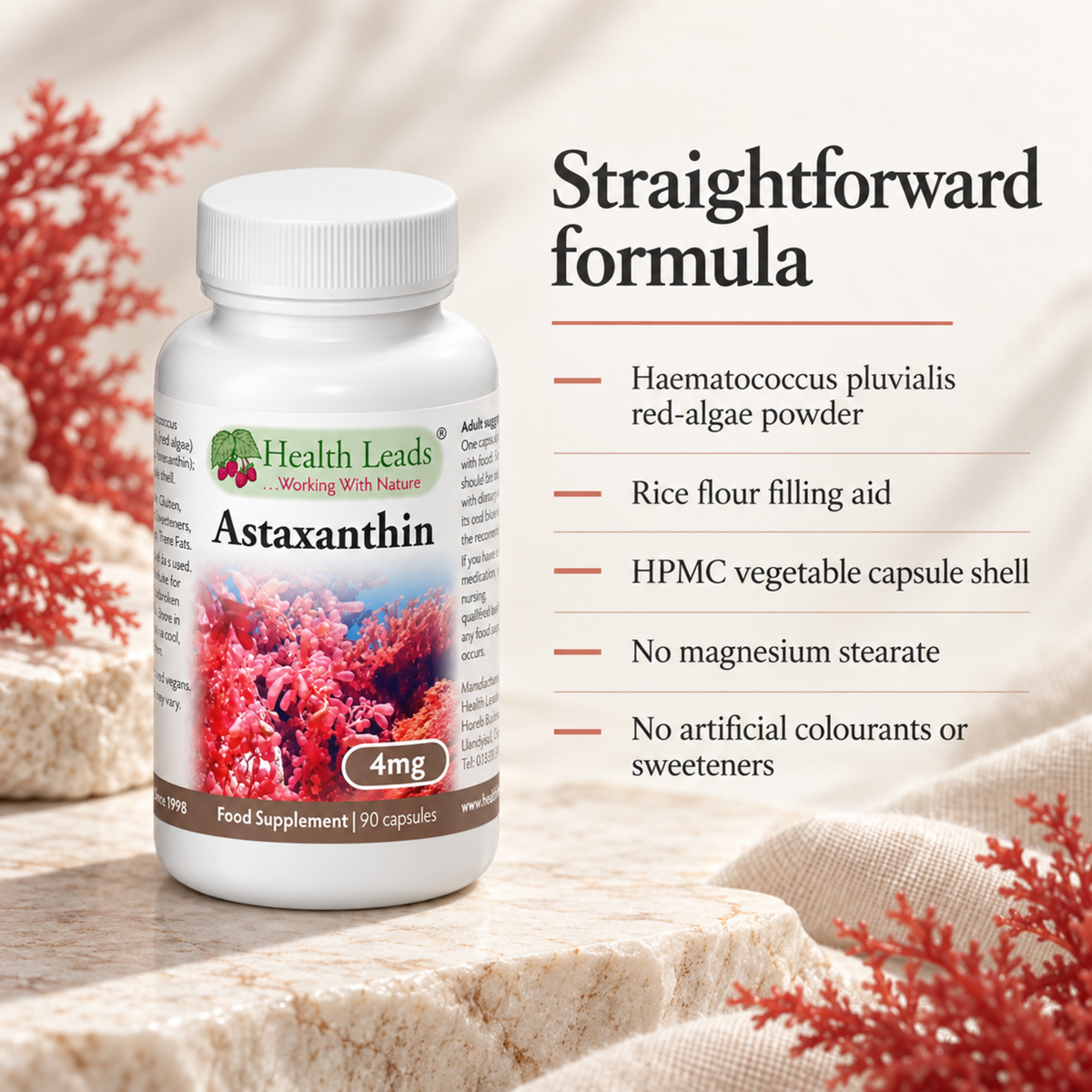 Astaxanthin 4mg x 90 capsules