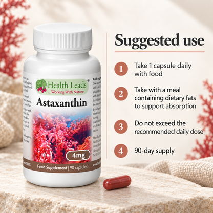 Astaxanthin 4mg x 90 capsules