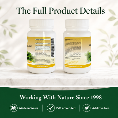 Folate (L-Methylfolate) 1000µg x 90 capsules