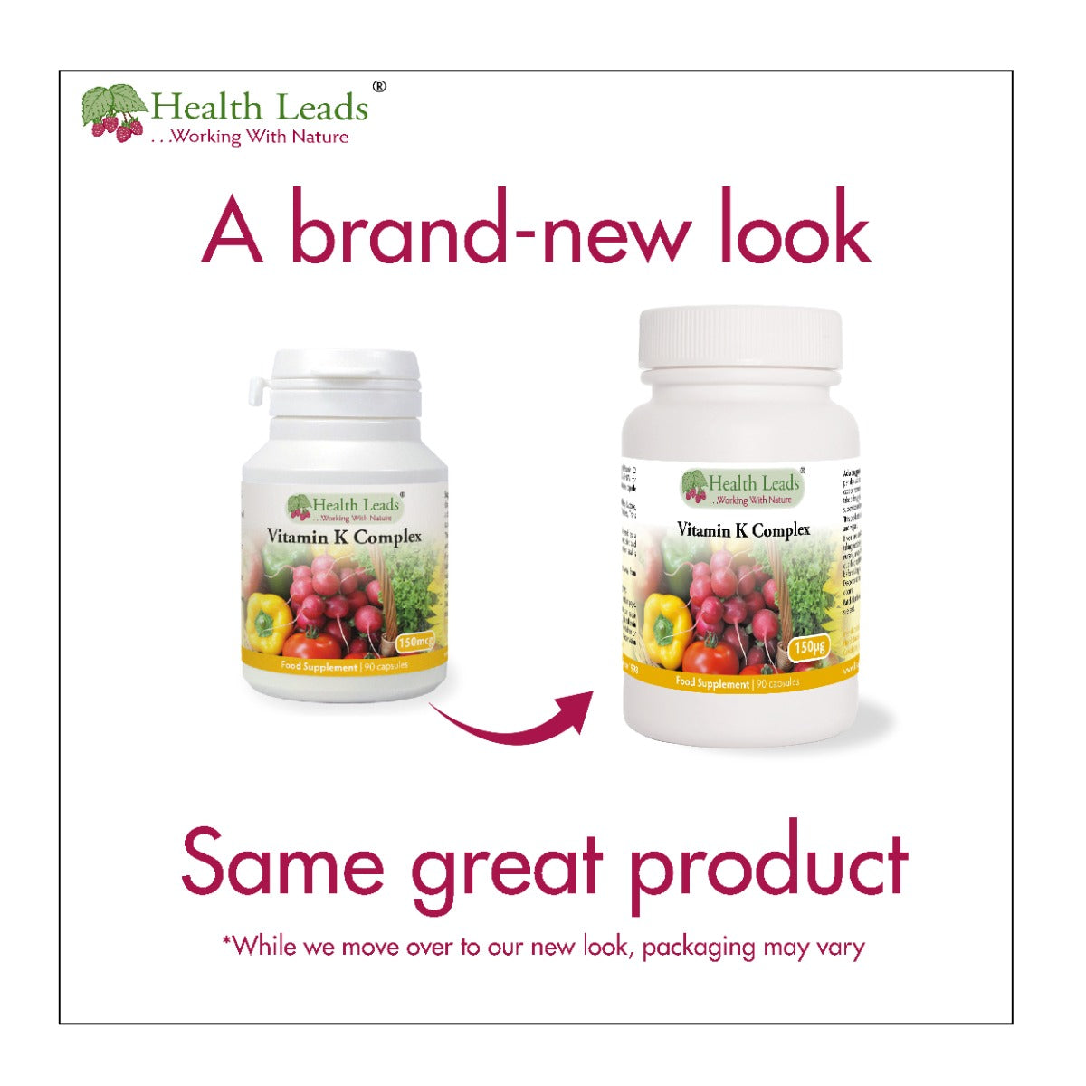 Vitamin K Complex 150mcg x 90 capsules