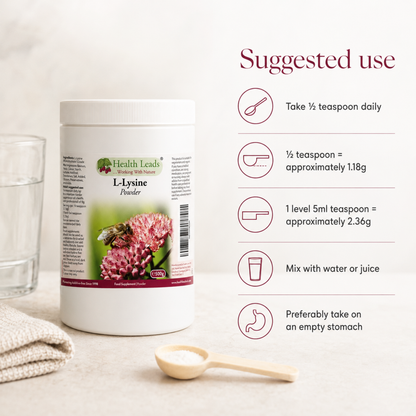 L-Lysine Pharmaceutical Grade Powder 500g