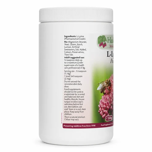L-Lysine Pharmaceutical Grade Powder 500g