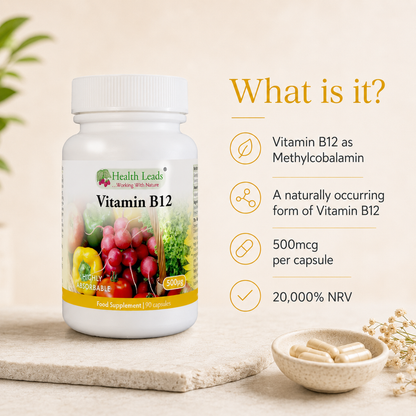 Vitamin B12 (Methylcobalamin) 500mcg