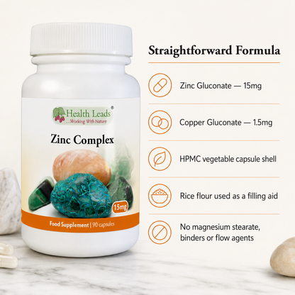 Zinc Complex 15mg x 90 capsules