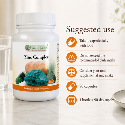 Zinc Complex 15mg x 90 capsules